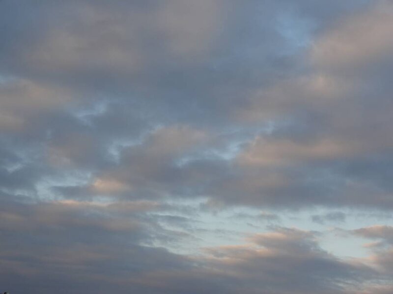 Clouds in Evening Sky