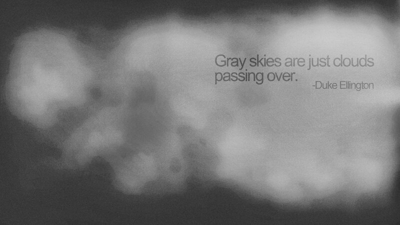 Clouds in Gray Sky