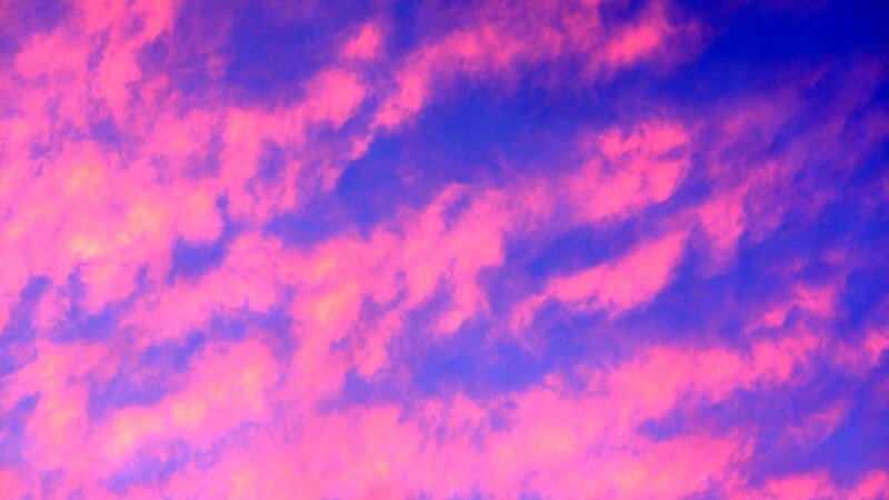 Clouds in Pink Sky