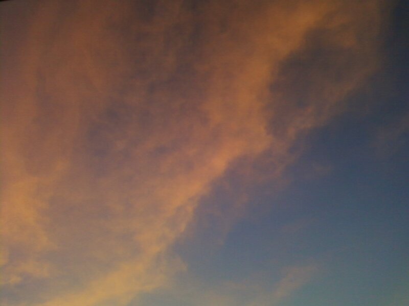 Clouds in Sunset Sky