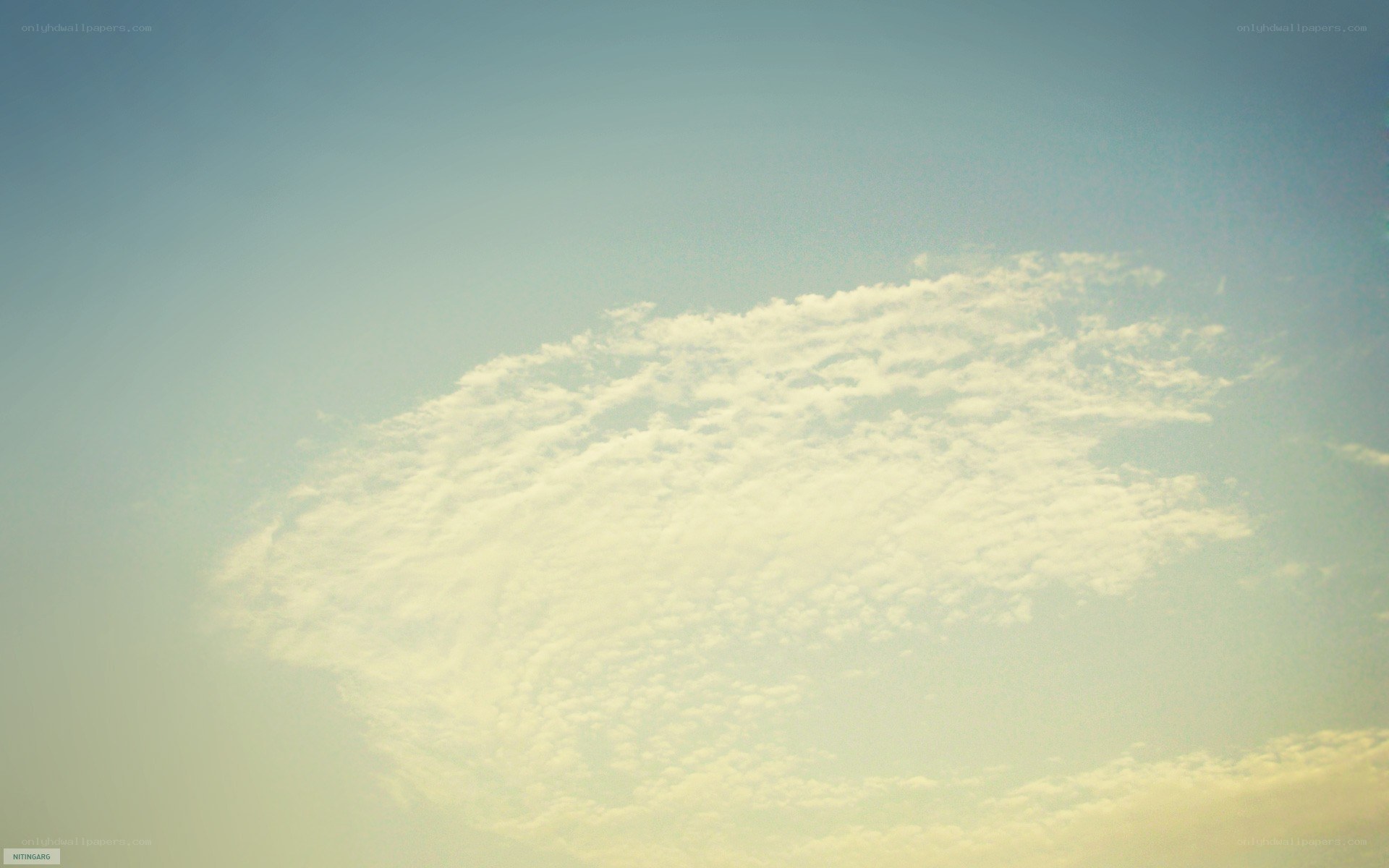 clouds in the sky