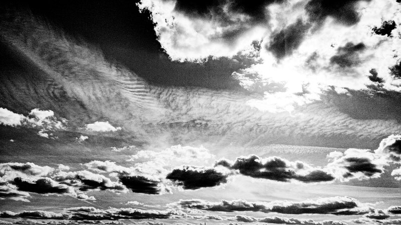Clouds in the Sky — Black, Dramatic