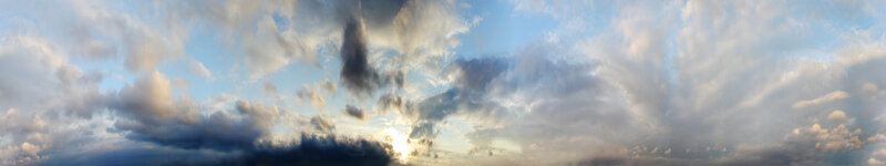 Clouds in the Sky — Blue, Dramatic, Sunset