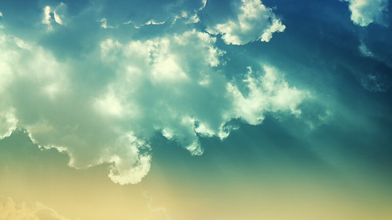 Clouds in the Sky — Blue, Dramatic