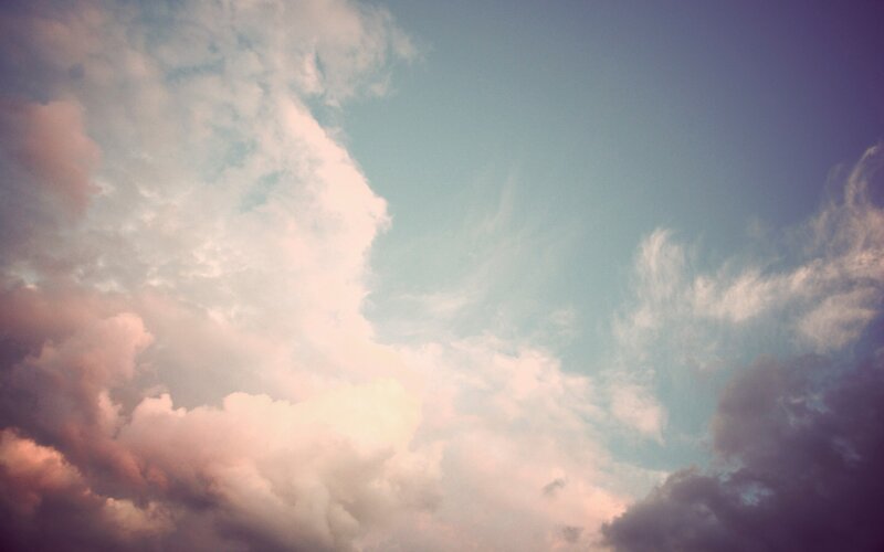 Clouds in the Sky — Blue, Serene