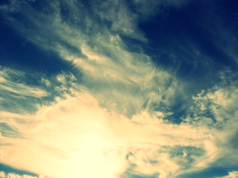 Clouds in the Sky — Blue