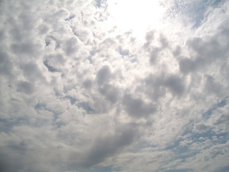 Clouds in the Sky — White, Calm, Afternoon