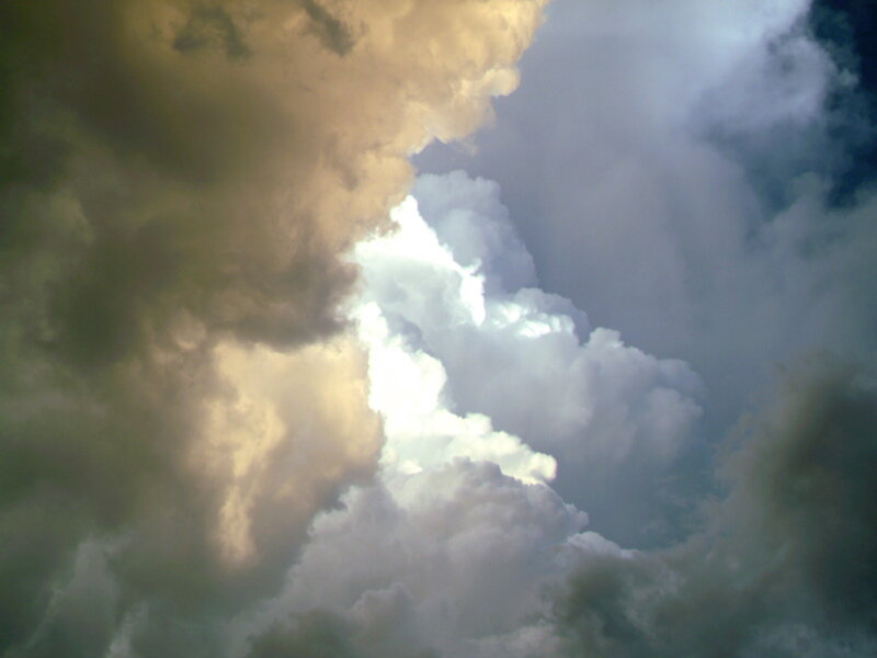 Clouds in the Sky — White, Dramatic