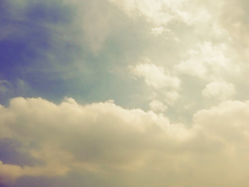Clouds in the Sky — White, Serene, Afternoon