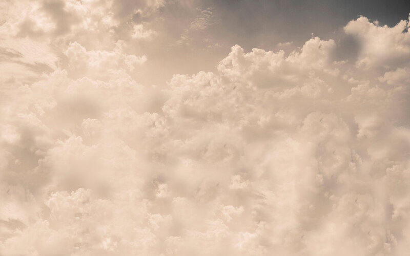 Clouds in the Sky — White, Serene