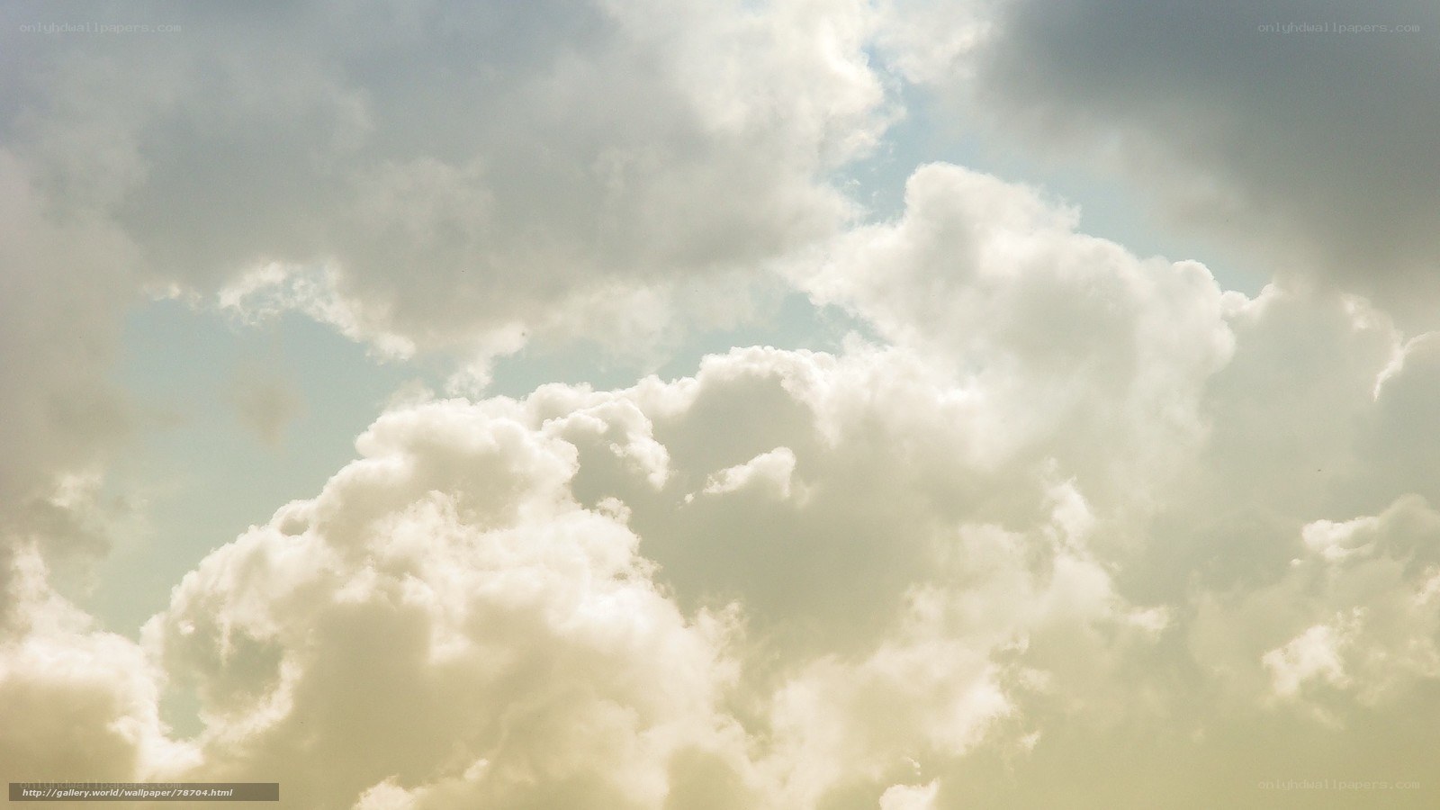 Clouds in the sky