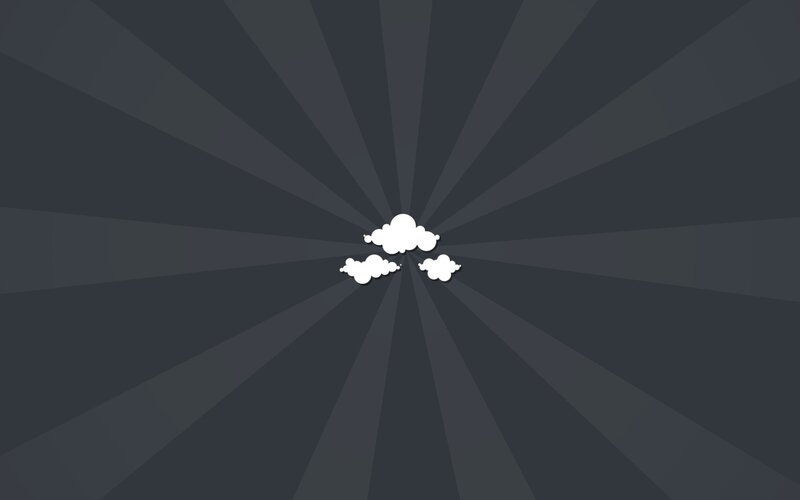 clouds on dark background