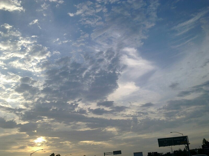 Clouds over Highway