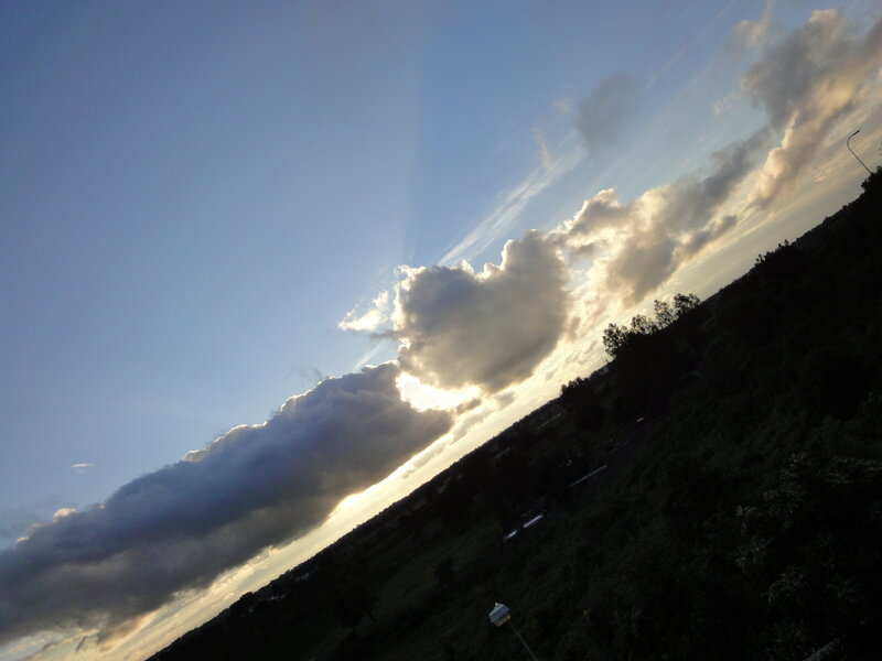 Clouds over Hillside