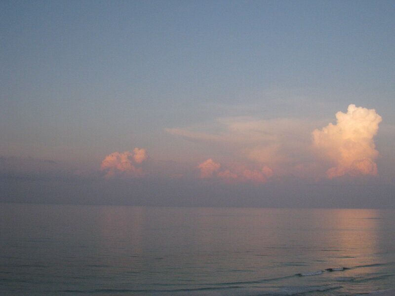 Clouds over Ocean — Blue