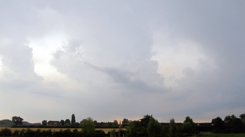 Clouds over Rural Landscape
