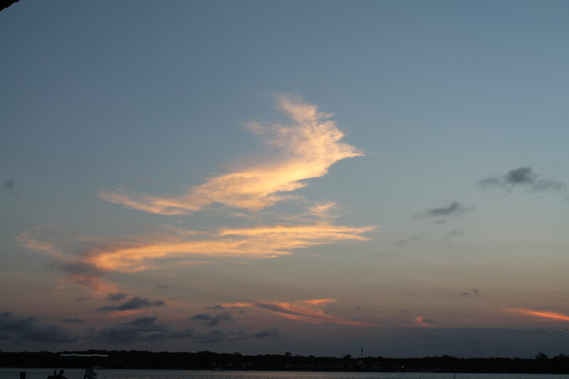 Clouds over Water — Blue, Serene