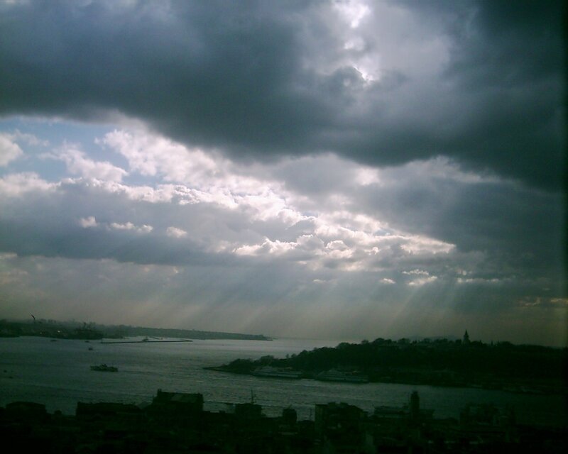 Clouds over Waterway