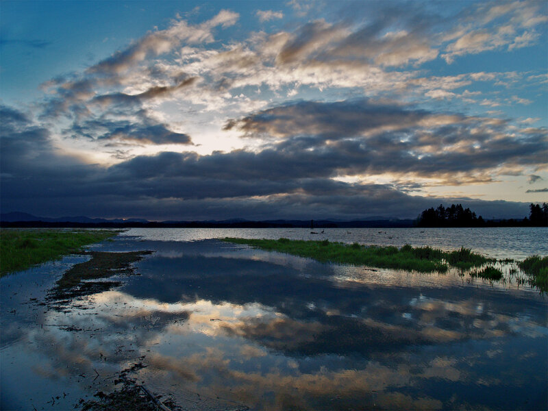 Clouds Reflecting in Water