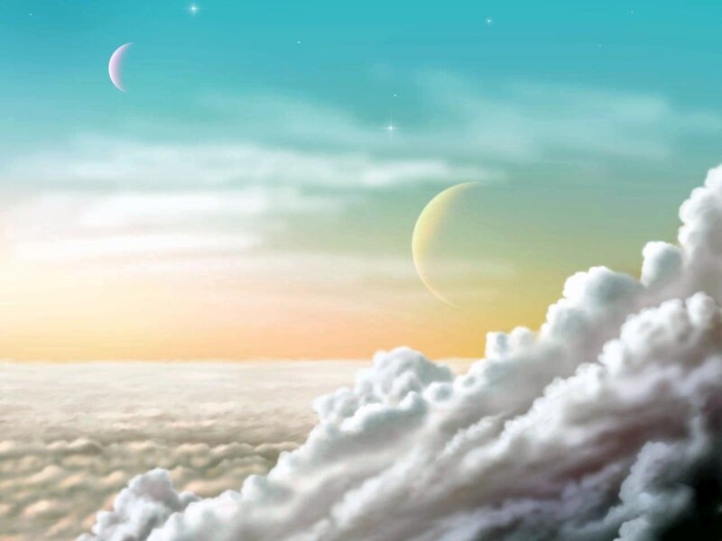 Clouds with Celestial Bodies