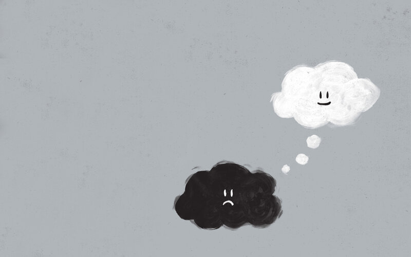 clouds with emotions