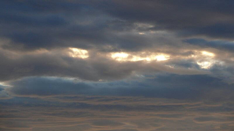 Clouds with Sunlight — Gray