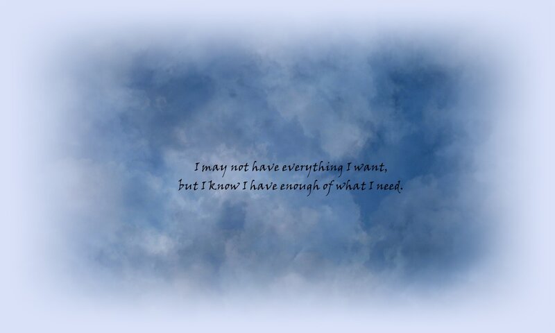 Clouds with Text — Blue