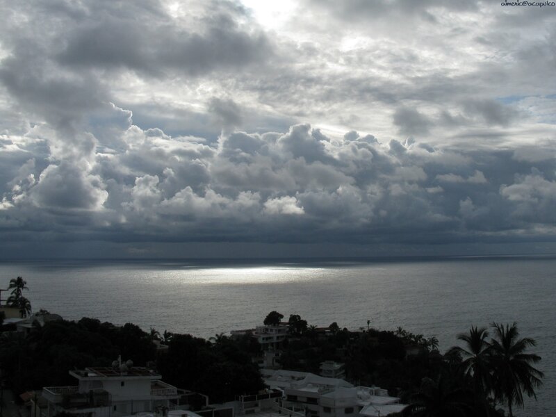 cloudy coastal view