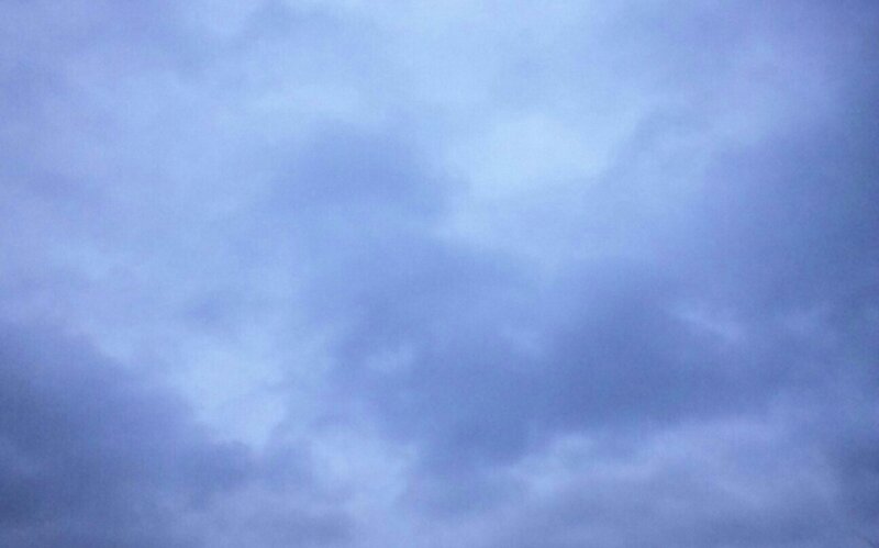 Cloudy Sky — Blue, Calm