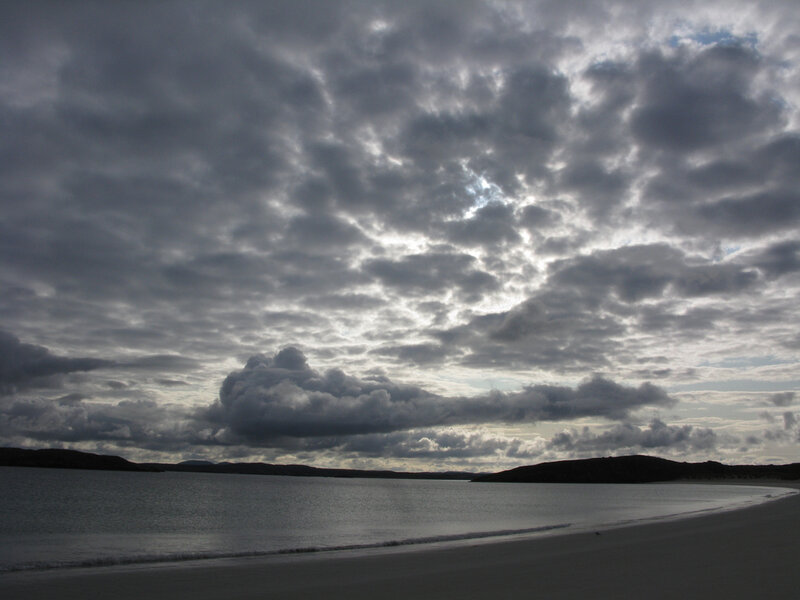 Cloudy Sky over Beach