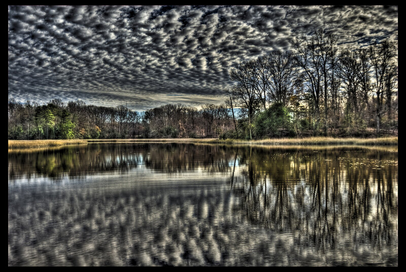 Cloudy Sky over Lake