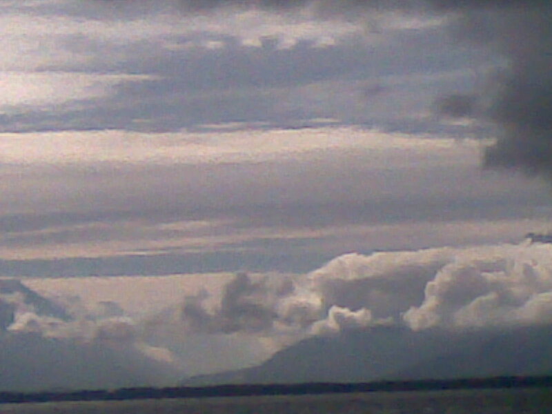 cloudy sky over water