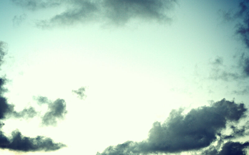 cloudy sky with bright center