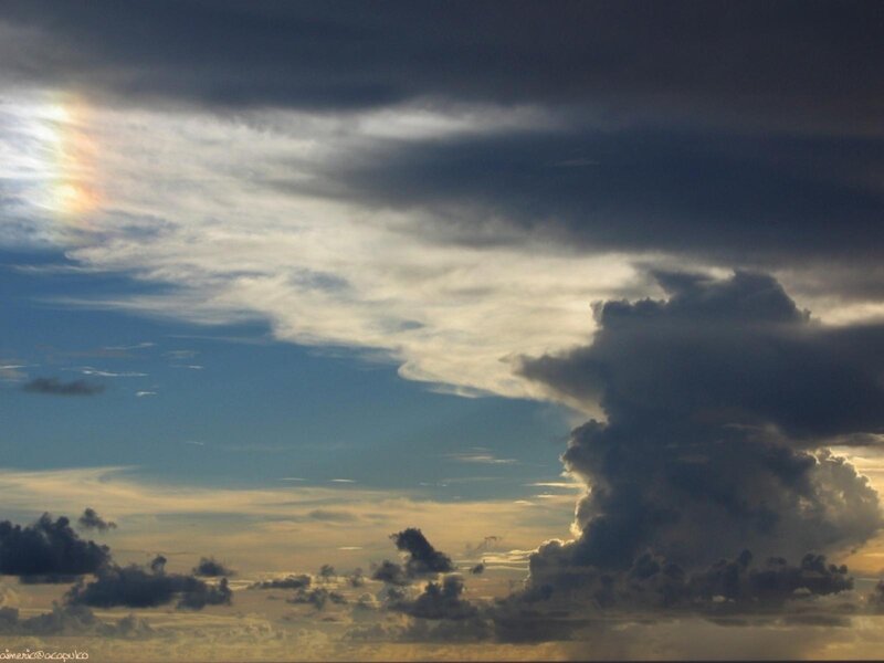Cloudy Sky with Halo