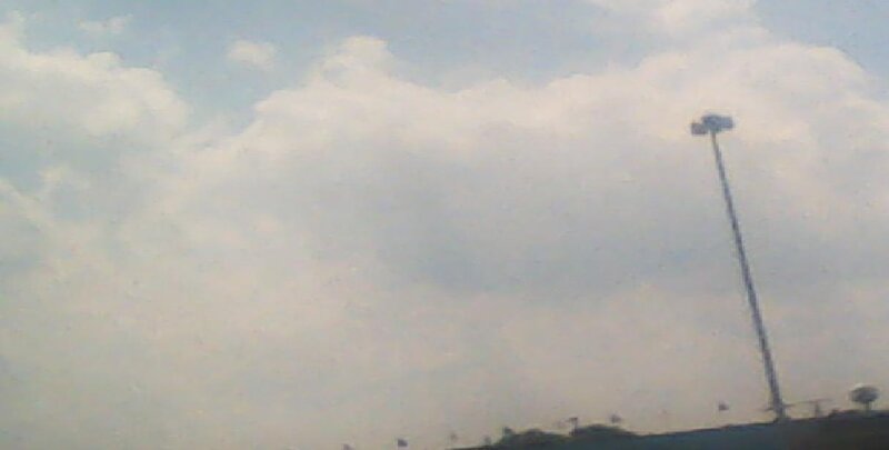 Cloudy Sky with Lamp Post