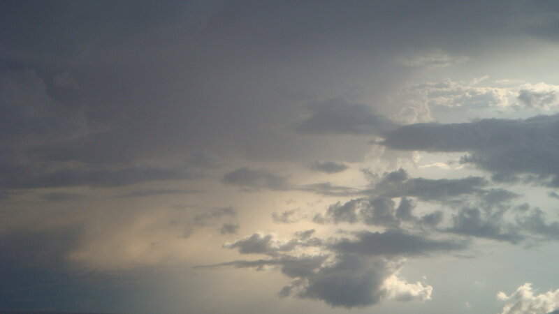 Cloudy Sky with Sunlight — Gray