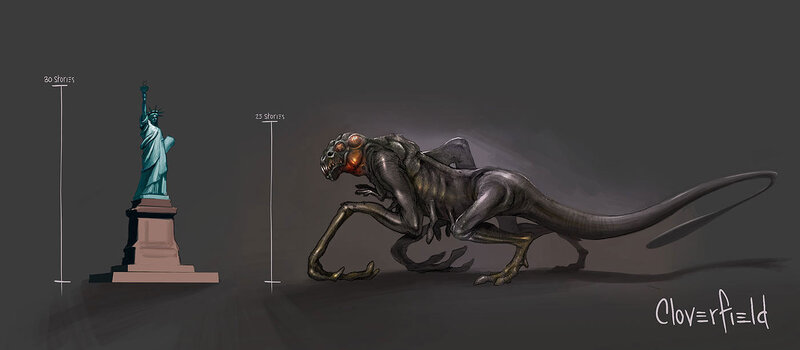 Cloverfield monster concept art