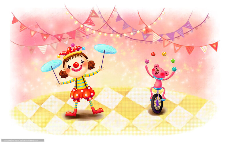 Clown and Bear Circus