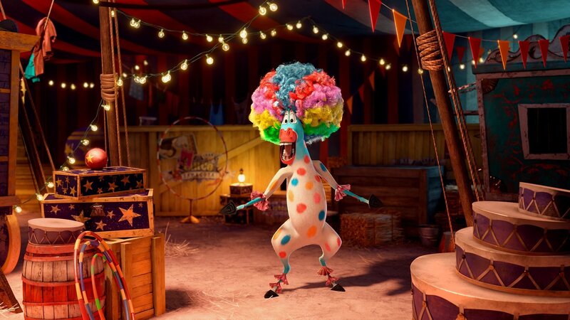 Clown-colored Ostrich