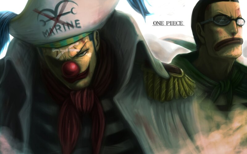 Clown-faced Marine Officer — Green, Dramatic