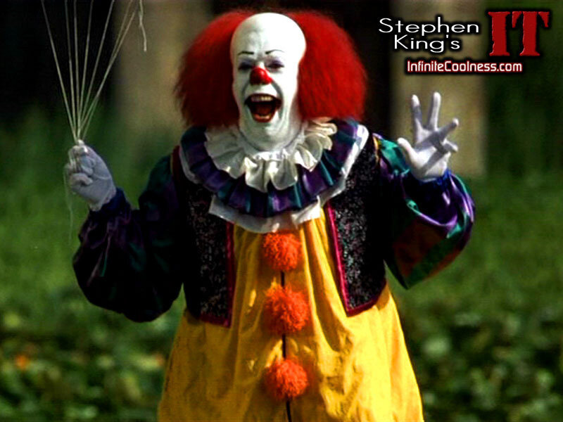 Clown Holding Balloons