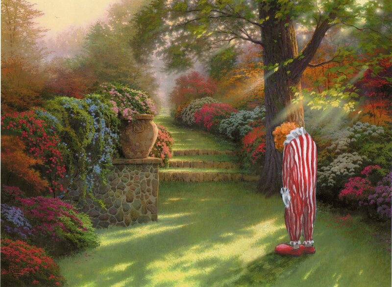 Clown in Garden