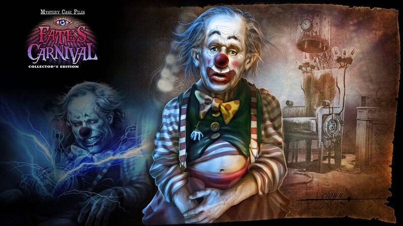 Clown in Striped Shirt