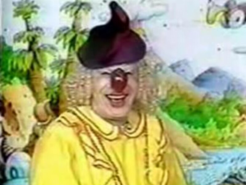 clown in yellow costume