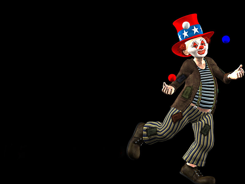 clown juggling balls