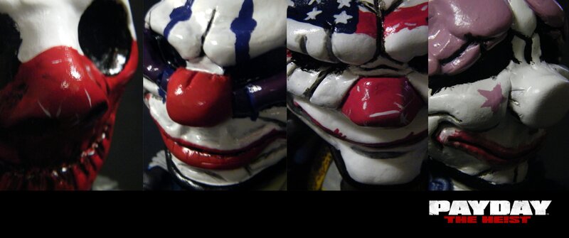 Clown Mask Figurine