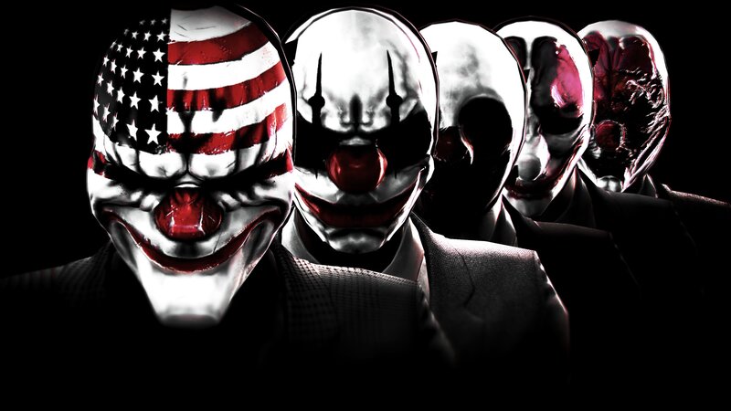 Clown Masks in Suits