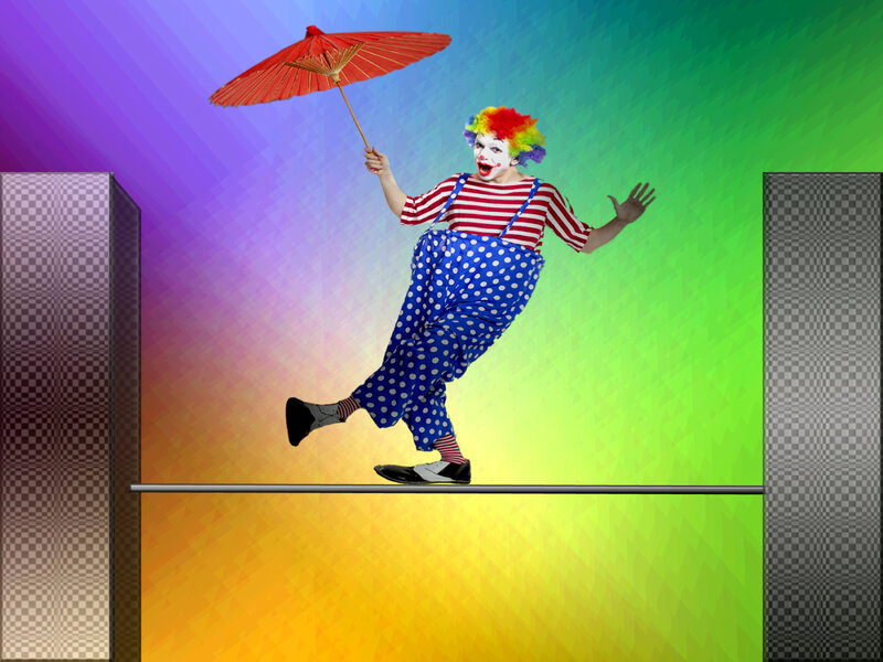 Clown on a Tightrope