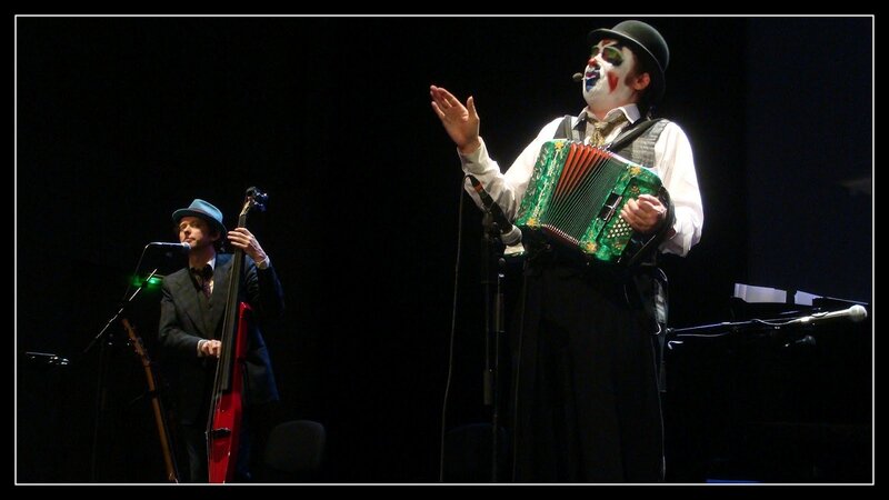 Clown Playing Accordion