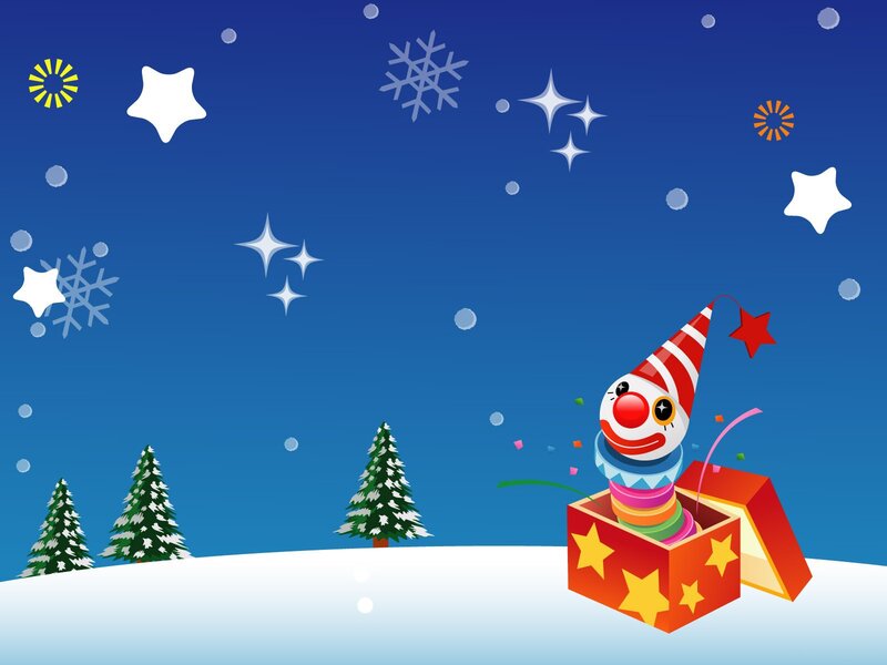 clown popping out of box